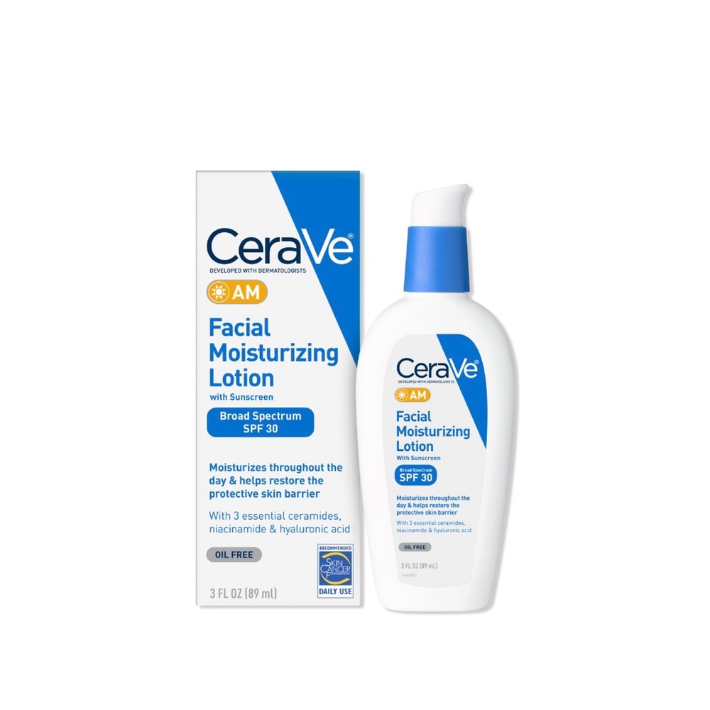 CeraVe Facial Moisturizing Lotion-AM w/Sunscreen SPF30💙